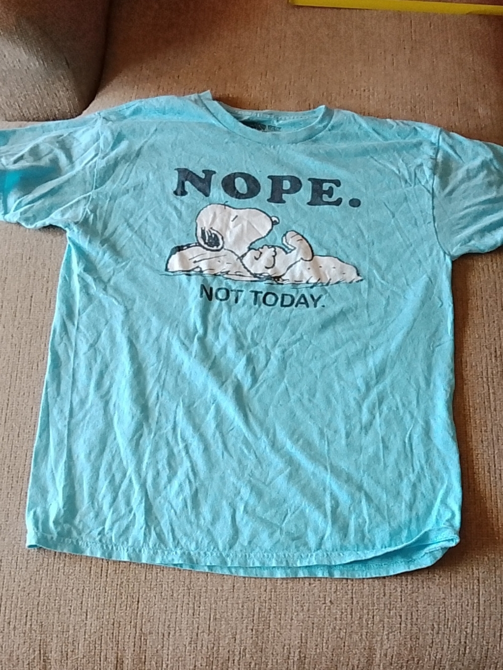 Adults Blue 'Nope. Not Today.' Graphic Tee